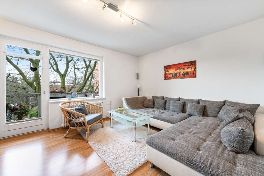 Immobilie in Braak - Vermietete 2-Zimmer-Wohnung mit Balkon in ruhiger Lage - Bild 1