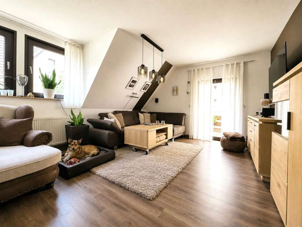 Immobilie in Bodenwerder - Moderne Wohnung mit Einliegerwohnung und traumhaftem Blick ins Weserbergland *Provisionsfrei* - Bild 3