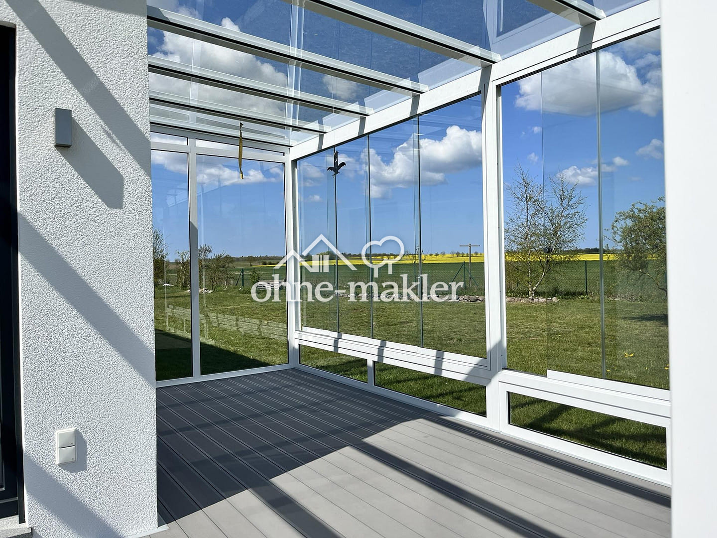 Immobilie in Biendorf - Neues Design-Haus nahe Ostsee mit Weitblick provisionsfrei als Wohnhaus/privates Ferienhaus + Garten - Bild 1