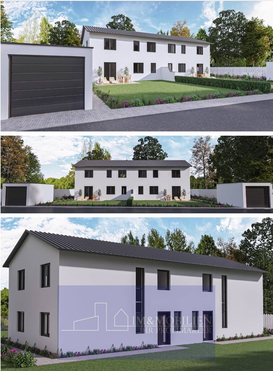 Immobilie in Gremsdorf - GROSSZÜGIGE KFW 55 DOPPELHAUSHÄLFTE MIT BAUGENEHMIGUNG - BAUSTART SOFORT - INKL. 465 m² GRUNDSTÜCK - Bild 0