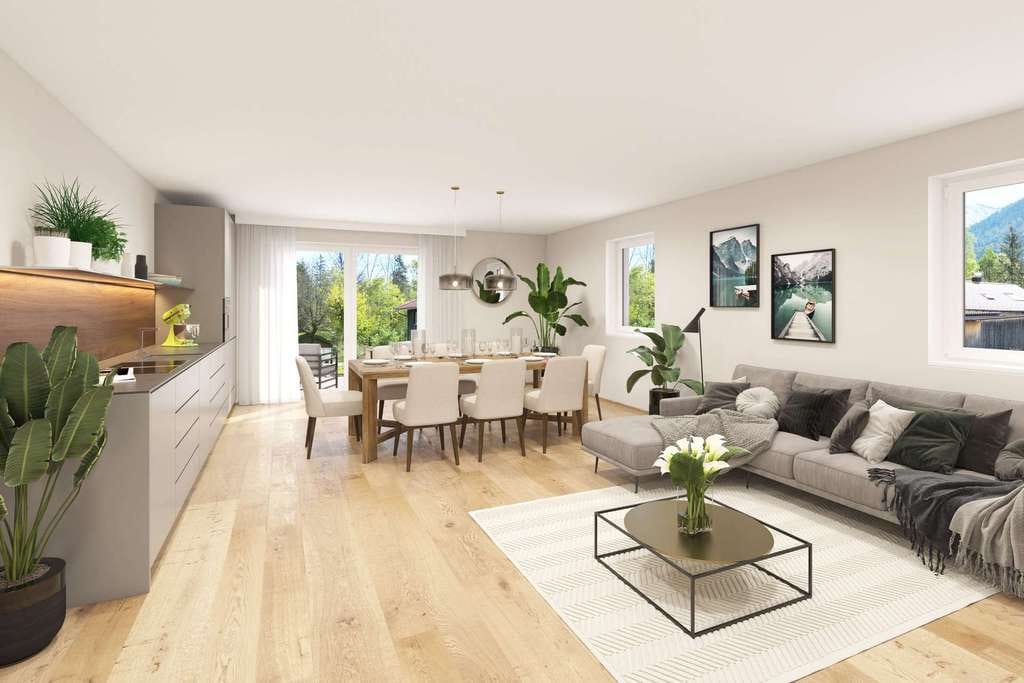Immobilie in Ruhpolding - "Otto-Filitz-Park" Ruhpolding: Neubau 4-Zimmer-Eigentumswohnung im ersten Obergeschoss mit Balkon - Bild 2