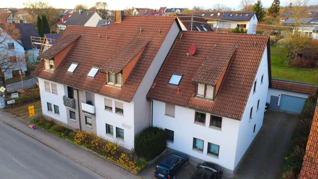Immobilie in Steinheim an der Murr - Kapitalanlage oder später selbst einziehen? Gepflegte 3-Zimmer-Wohnung mit Tiefgarage - Bild 0
