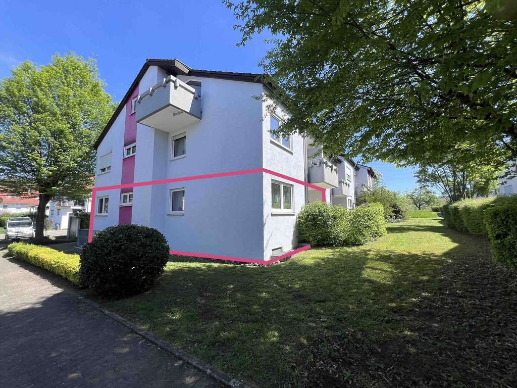 Immobilie in Altbach - 73776 Altbach - Höhenlage: 3-Zi-Erdgeschosswohnung mit Terrasse und Garage. Freiwerdend. - Bild 0