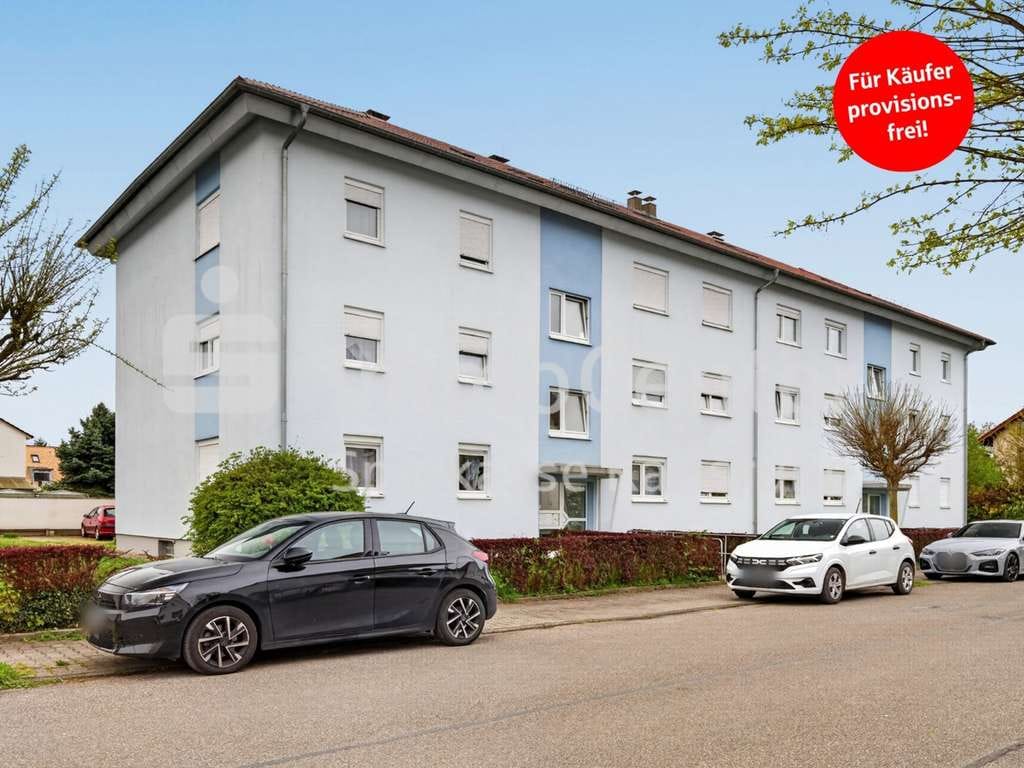 Immobilie in Linkenheim-Hochstetten - Gepflegte 2,5-Zimmer-Dachgeschosswohnung in Linkenheim – kompakt und hell - Bild 0