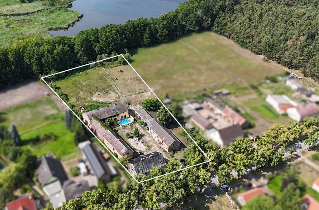 Immobilie in Nuthetal - Einmalige Gelegenheit-Vierseithof am Gröbener See + Stallung m. Baugenehmigung für 2 Wohneinheiten! - Bild 2