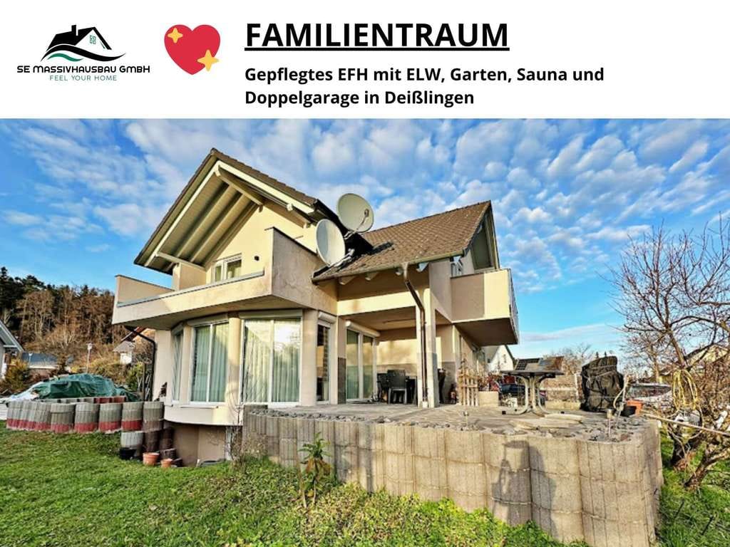 Immobilie in Deißlingen - FAMILIENTRAUM – Gepflegtes EFH mit ELW, Garten, Sauna und Doppelgarage in Deißlingen - Bild 0