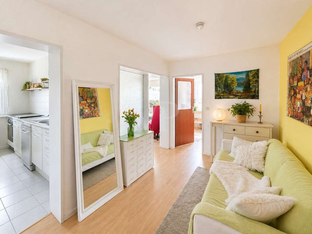 Immobilie in Edingen-Neckarhausen - Helle 3-ZKB-Wohnung mit Loggia, Aufzug und PKW-Stellplatz in ruhiger Wohnlage - Bild 3