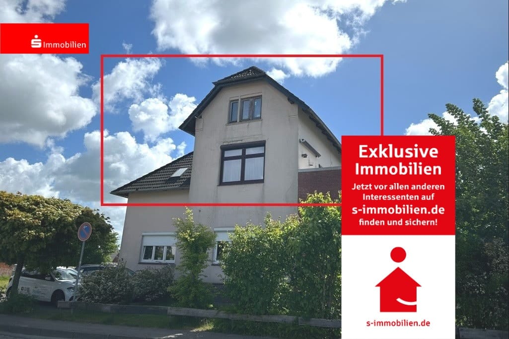 Immobilie in Wesselburen - Dachgeschosswohnung in zentraler Lage - Bild 0