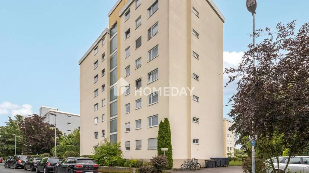 Immobilie in Neu-Isenburg - Gut geschnittene 2-Zimmer-Wohnung im obersten OG mit Balkon, Aufzug und Stellplatz in Neu-Isenburg - Bild 0