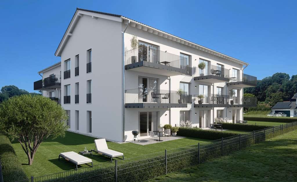 Immobilie in Malching - Hochwertige 3-Zimmer- Neubauwohnung im 1. Obergeschoss mit Balkon - Bild 1