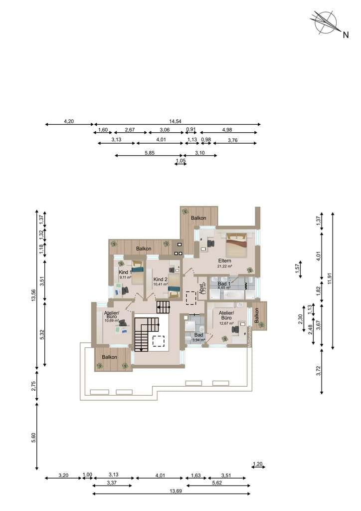 Immobilie in Emsdetten - Freistehendes Einfamilienhaus mit großzügigem Grundstück und Entwicklungspotenzial - Bild 3