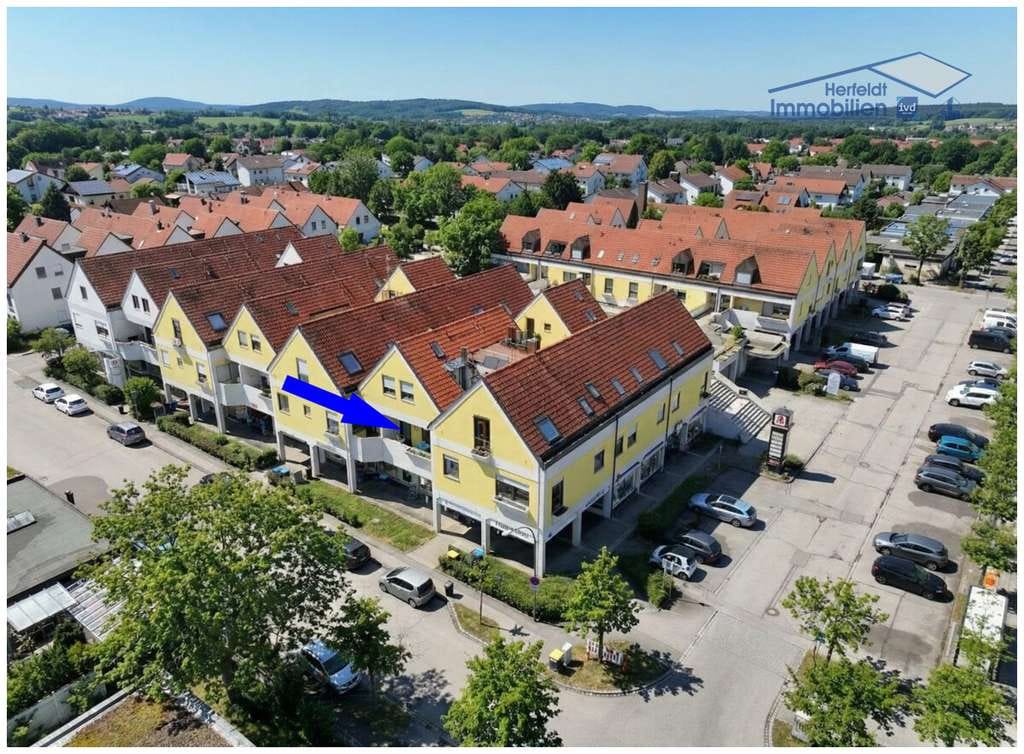 Immobilie in Kaufering - Modernisierte 3-Zimmer-Wohnung mit Süd-Balkon und TG-Stellplatz in zentraler Lage - Bild 2