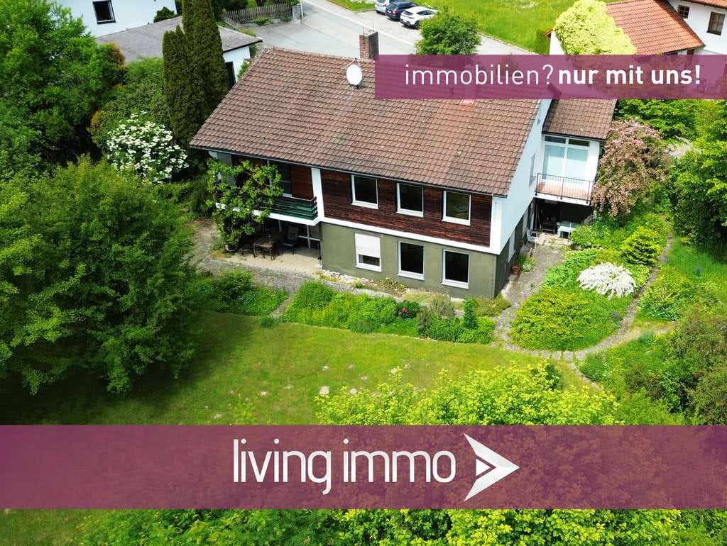 Immobilie in Neuburg am Inn - Einfamilienhaus mit Potenzial auf 1.919 m² Südhang-Grundstück in ruhiger Lage, Neukirchen a. Inn - Bild 0