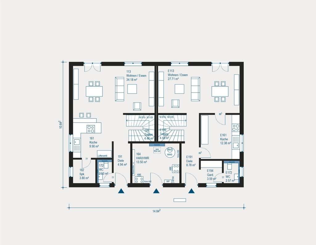 Immobilie in Merklingen - Traumhaftes Doppelhaus - Individuell geplant und energieeffizient gebaut - Bild 3