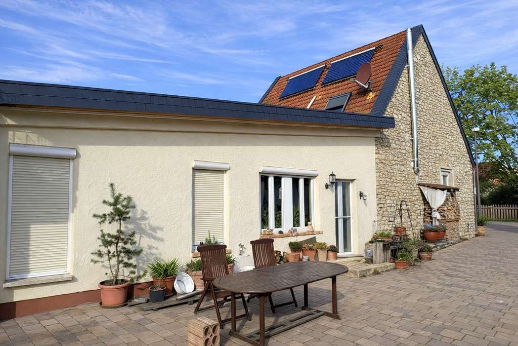 Immobilie in Gundersheim - Anwesen am Feldrand mit Weinbergblick, Einliegerwohnung, PV-Anlage und großem Entwicklungspotenzial - Bild 1
