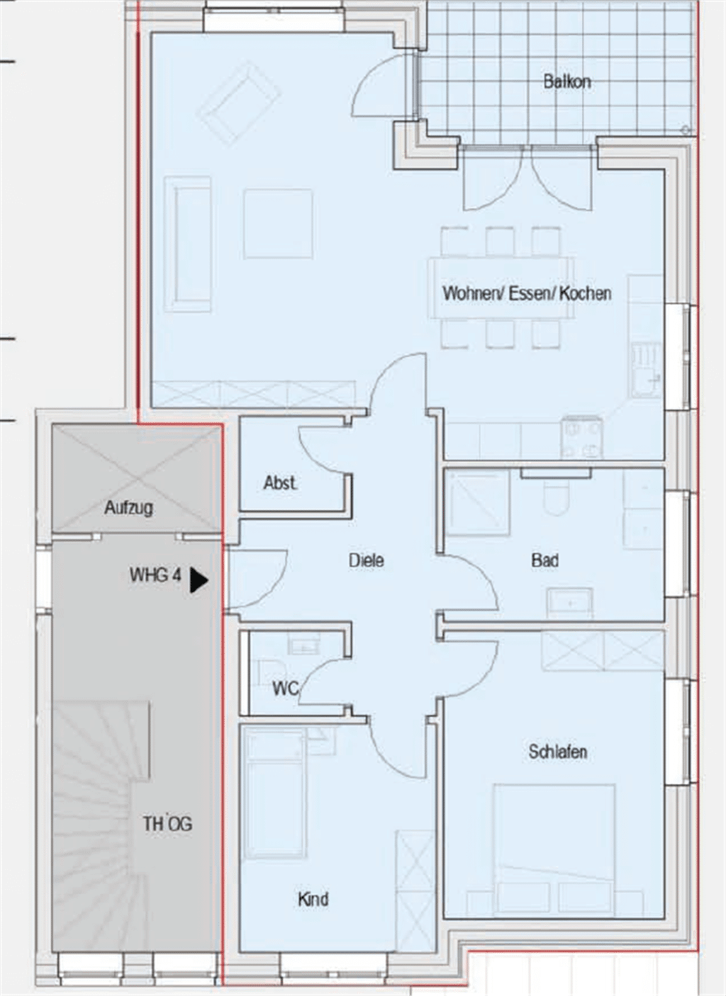 Immobilie in Marienhafe - Marienhafe: Moderne Eigentumswohnungen im Obergeschoß (Neubau) - Bild 3