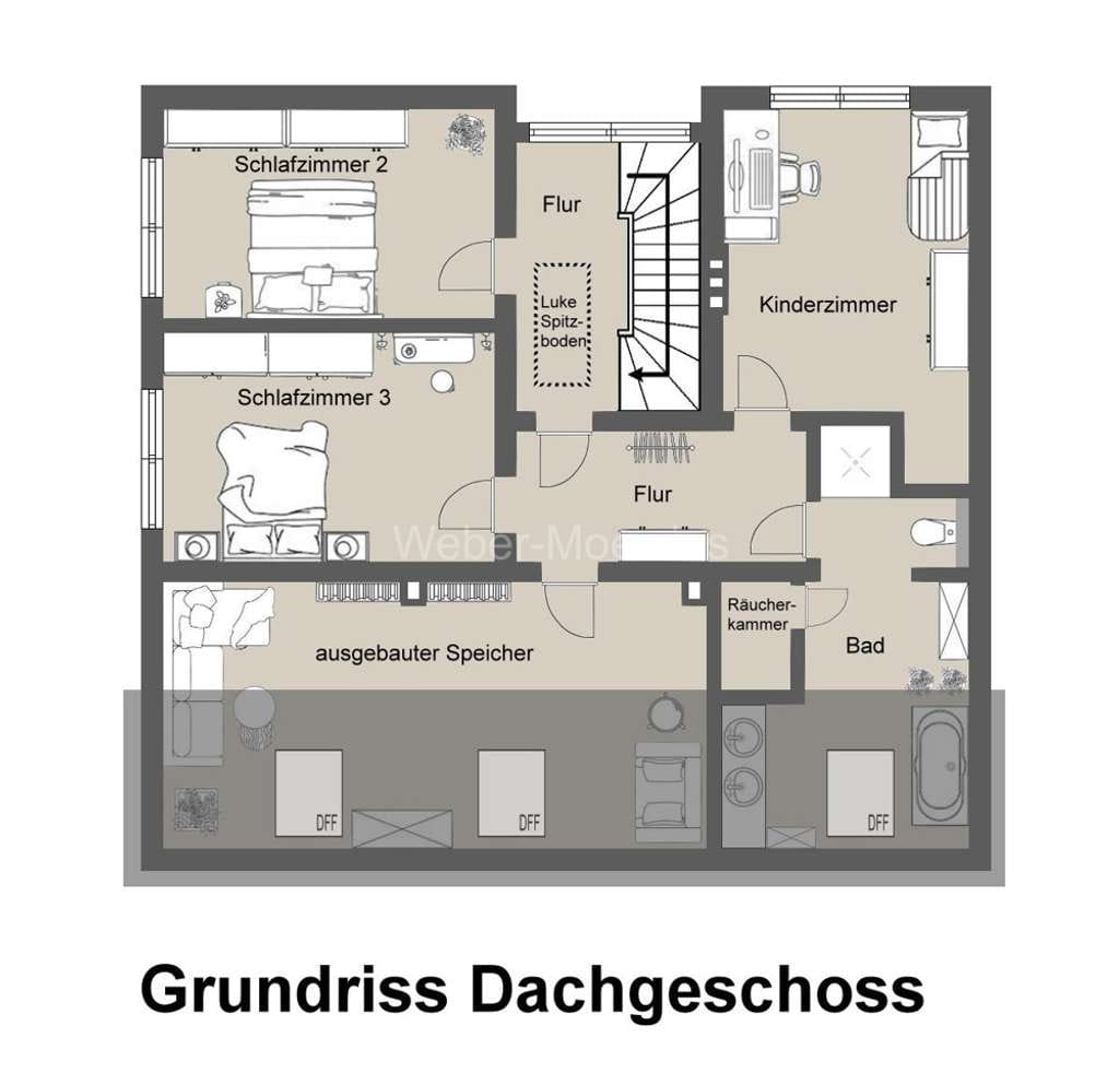 Immobilie in Morsbach - Modernisiertes Einfamilienhaus in freistehender Lage mit zwei Garagen, Carport und Einliegerbereich - Bild 3