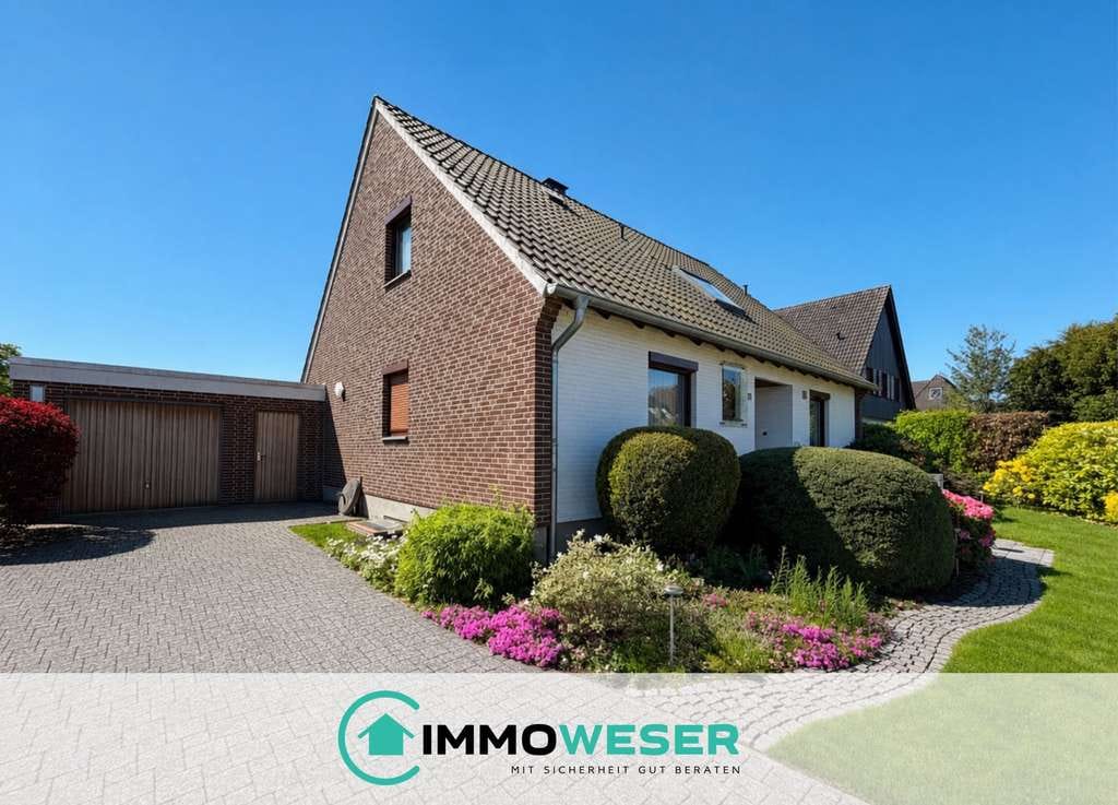 Immobilie in Oyten - Gepflegtes Einfamilienhaus in begehrter zentrumsnaher Lage von Oyten - Bild 1