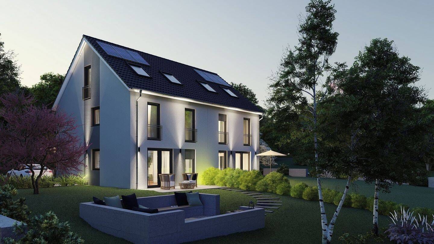 Immobilie in Pöcking - Top Lage Pöcking: Neubau-DHH inkl. Keller | Energie A | S-Bahn und Starnberger See zu Fuß erreichbar - Bild 2