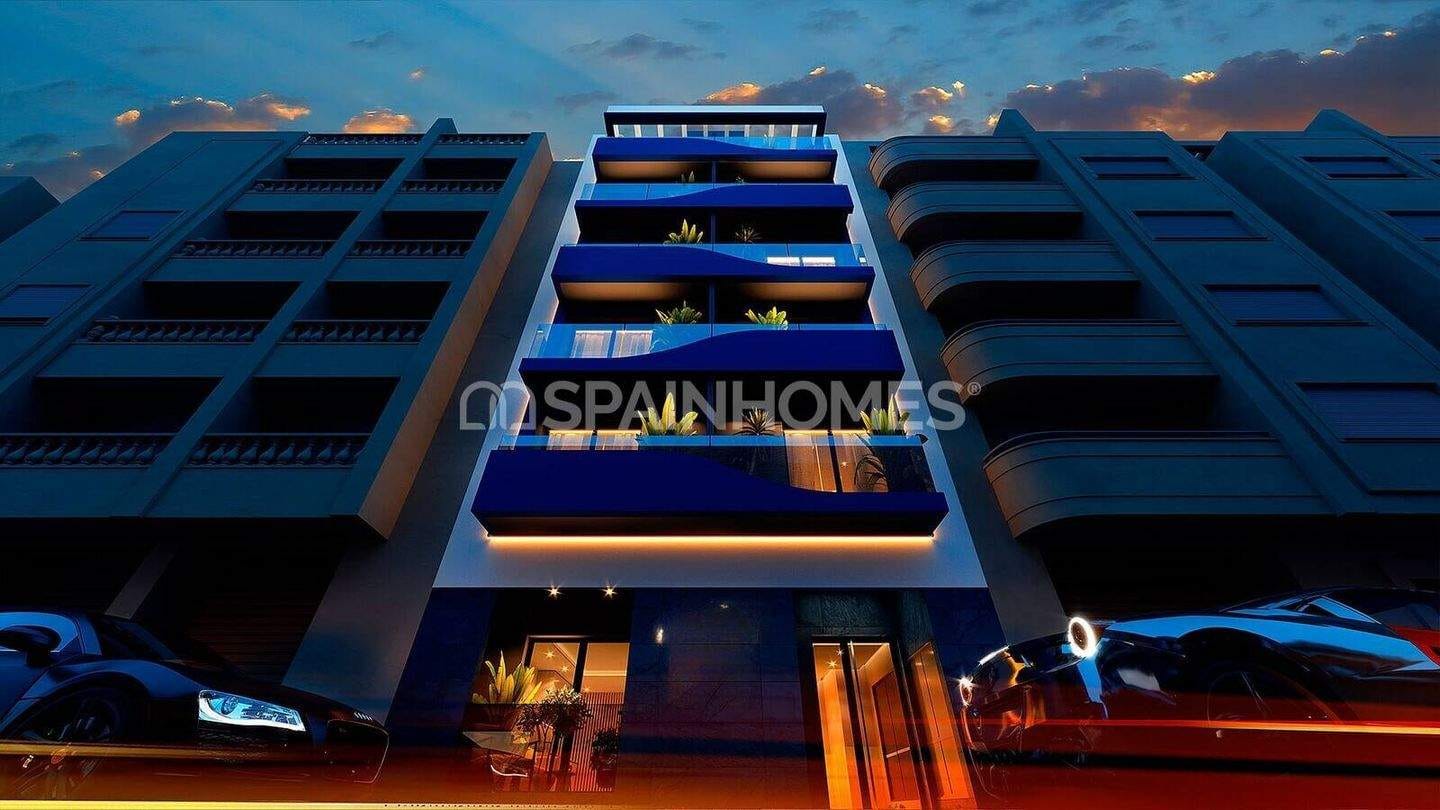 Immobilie in Drehnow - Elegante Wohnungen 200 m vom Meer entfernt in Torrevieja Alicante - Bild 0