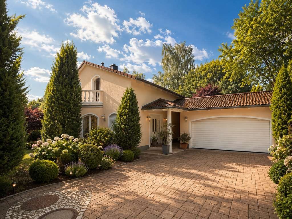 Immobilie in Erdweg - Sonniges Einfamilienhaus auf parkähnlichem Grundstück, Terr, Balk, Pool, Stellpl und Doppelgarage - Bild 2