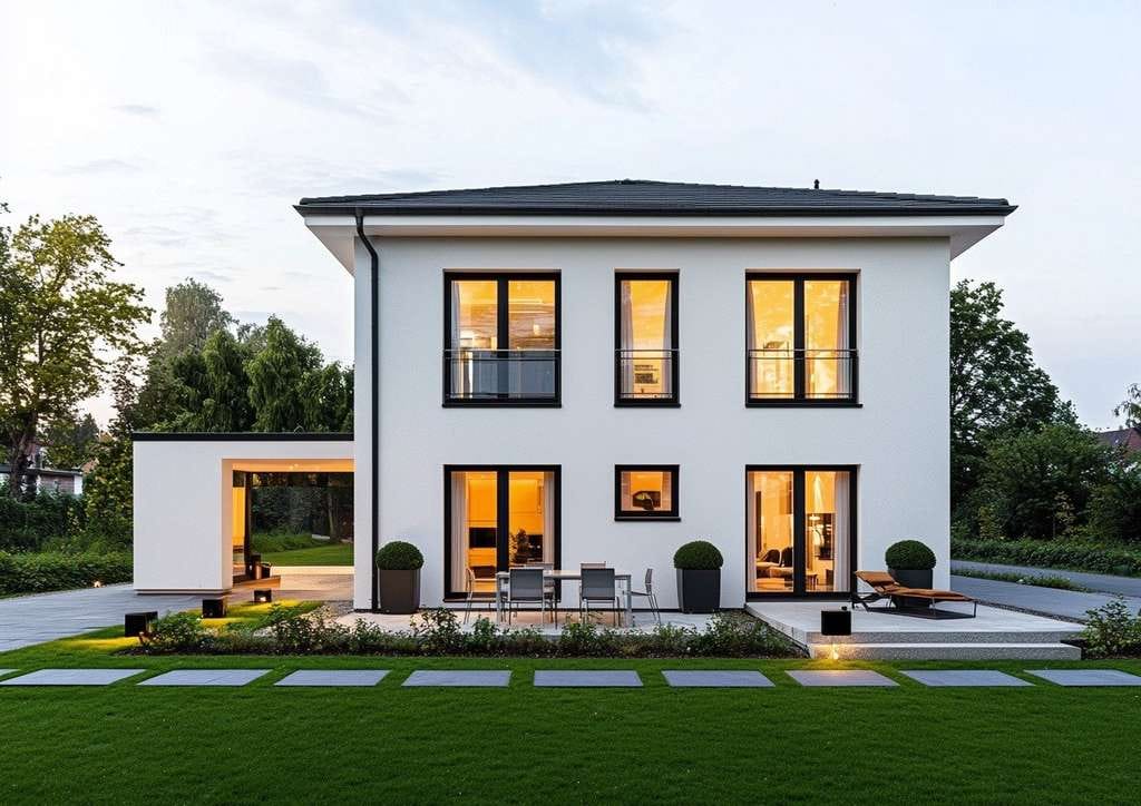 Immobilie in Stralendorf - Wohnen in Bestlage: Ihre repräsentative Stadtvilla am Wiesengrund - Bild 1