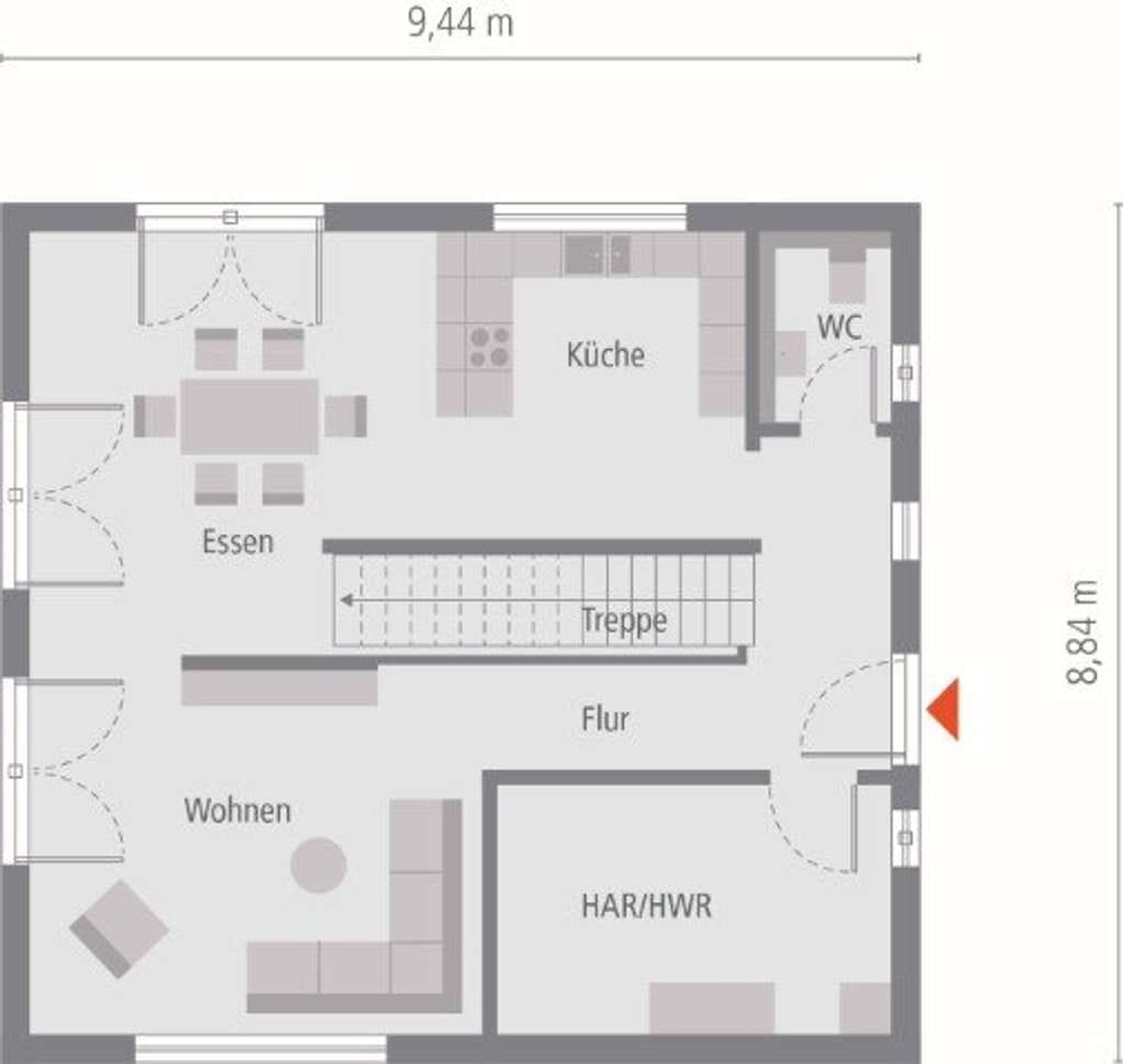 Immobilie in Nordwestuckermark - Dieses schicke Haus in deutscher Qualität jetzt für sie ! Preis mit Grundstück berechnet ! - Bild 3