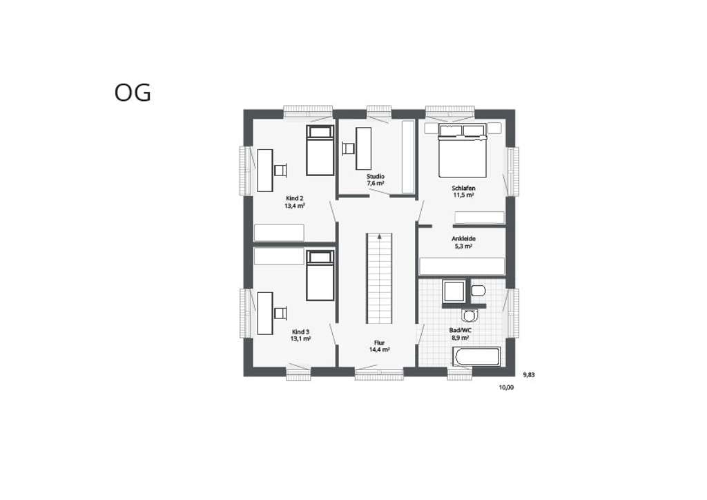 Immobilie in Gückingen - Maßgeschneiderte Architektur. Individuell geplant. - Bild 3