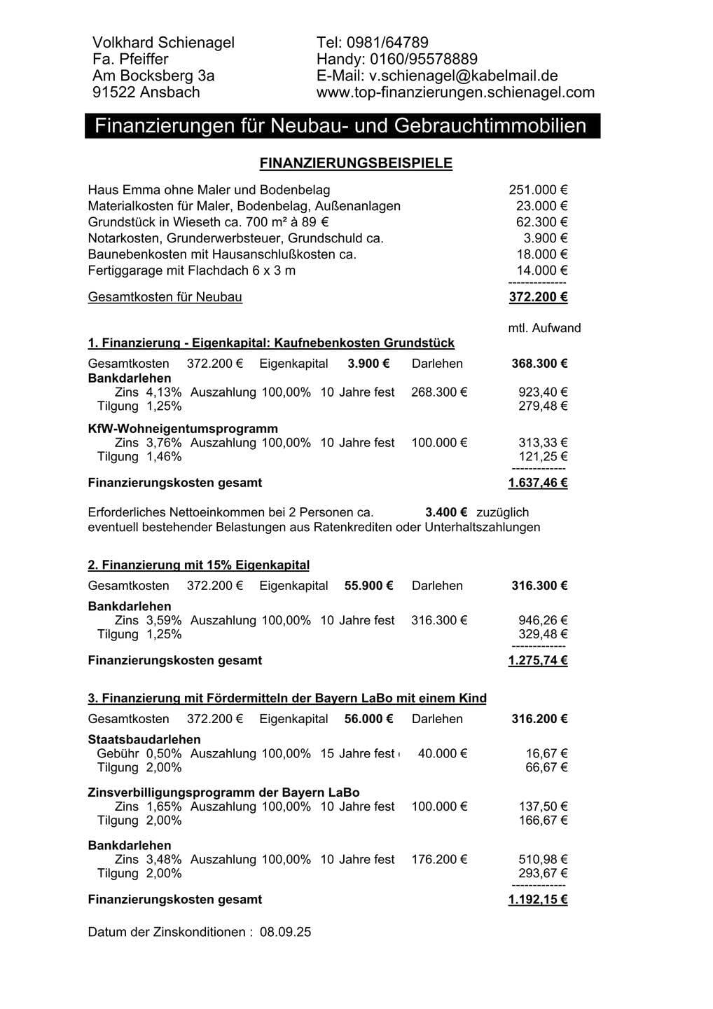 Immobilie in Wieseth - Jetzt zugreifen! - Neubau Einfamilienhaus zum günstigen Preis in Wieseth - Bild 4