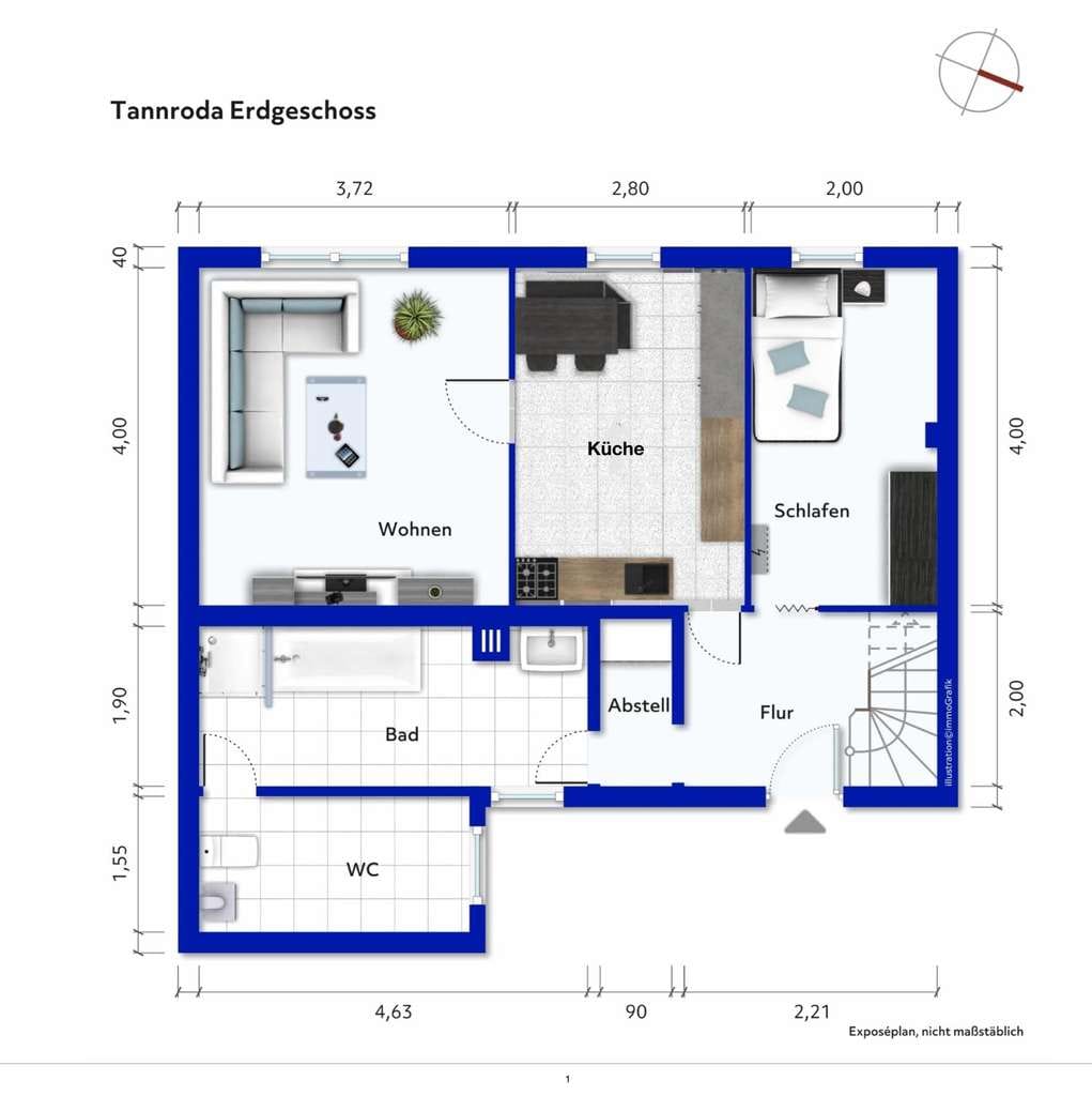 Immobilie in Bad Berka - Freiheit zum Gestalten, Raum zum Leben - Ihr Zuhause mit Charakter und besonderem Wohngefühl - Bild 4