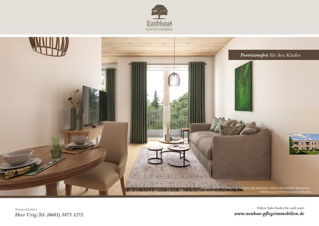 Immobilie in Tholey - ** LANDHAUS QUARTIER SCHAUMBERG ** Betreutes Wohnen in Tholey - Bild 1