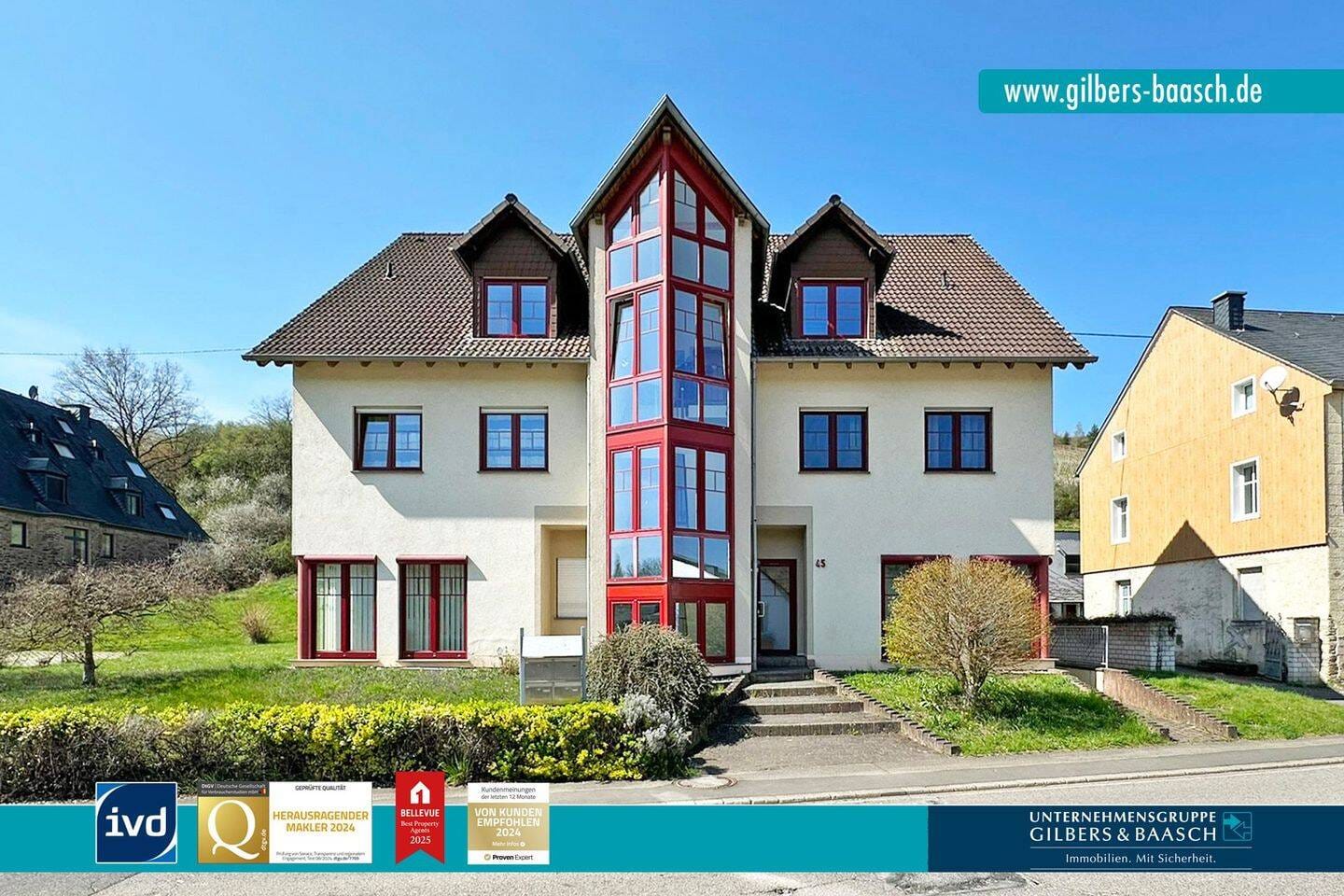 Immobilie in Fell - Fell-Fastrau: Großzügige Maisonettewohnung mit Balkon in einem gepflegten Wohnhaus mit 4 Wohnungen - Bild 0