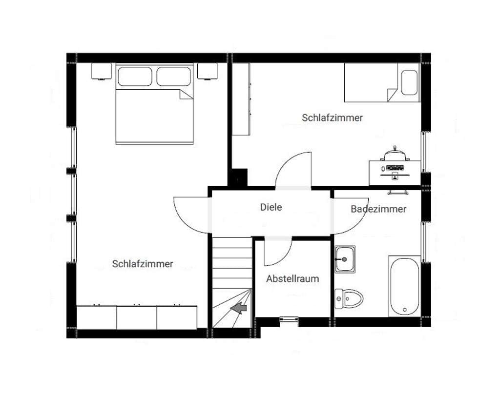 Immobilie in Süderbrarup - Modernisiertes Einfamilienhaus mit klassischem Charakter - Bild 2