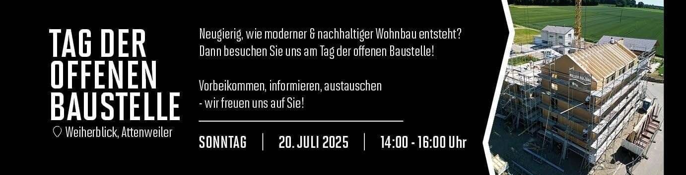 Immobilie in Attenweiler - Familienbonus! KfW300 | 4-Zi.-ETW | prov.frei | KfW 40+ | Attenweiler am Weiherblick - Bild 1