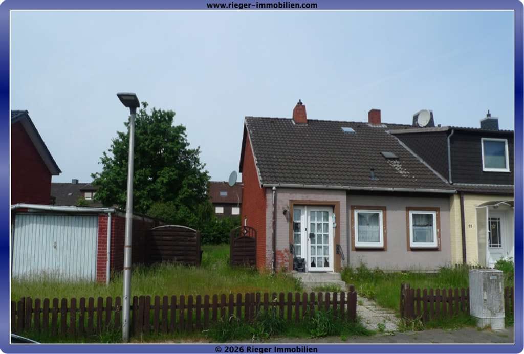 Immobilie in Osterholz-Scharmbeck - Kleines REH mit Sanierungsbedarf auf schönem Grundstück in ruhiger Lage - Bild 0