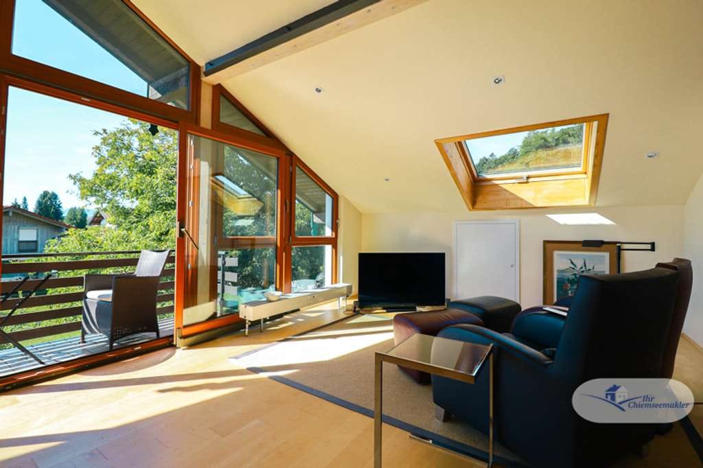 Immobilie in Rimsting - Exklusives Appartement mit Panorama-Blick über See und Berge - Bild 0