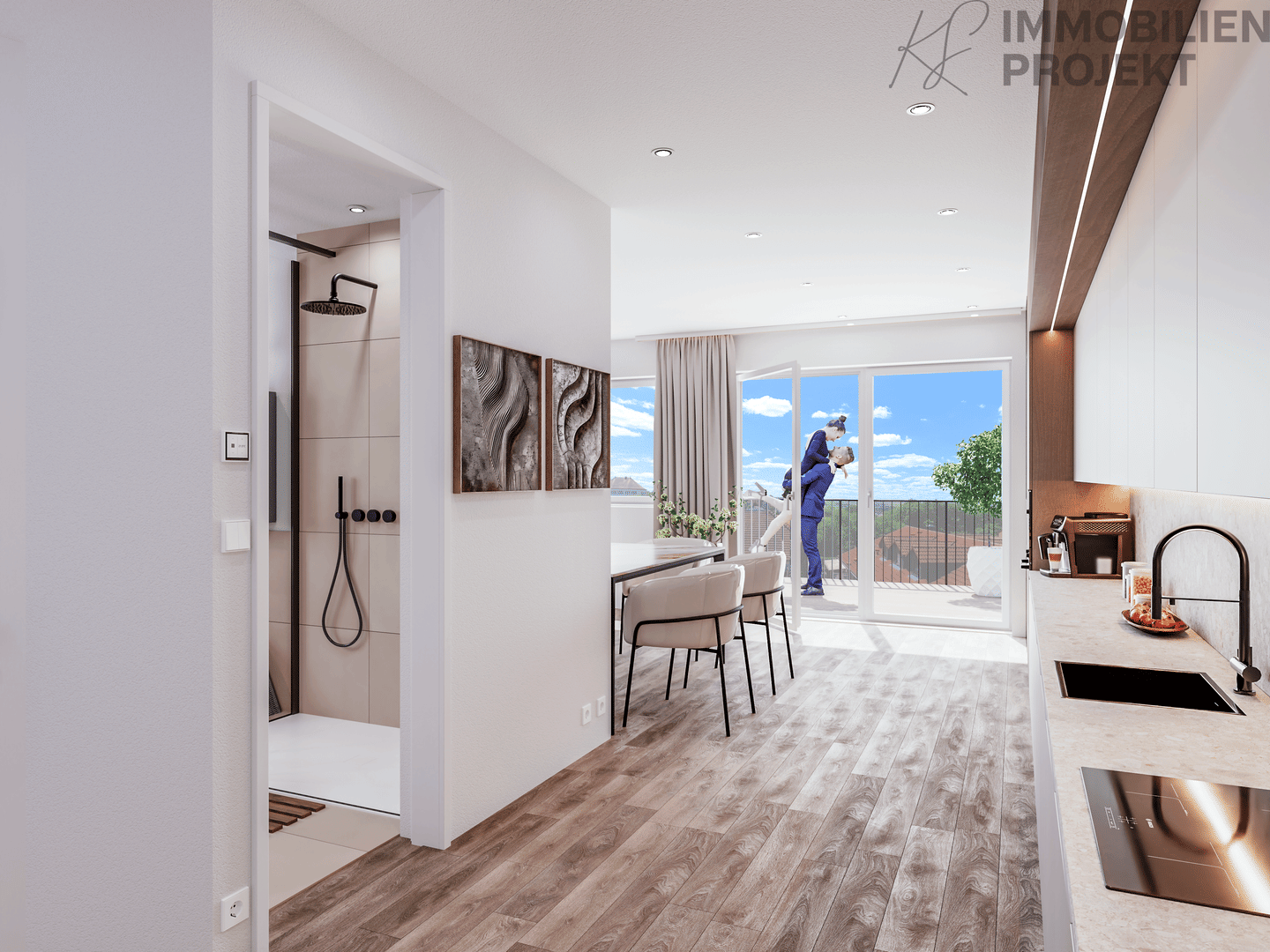 Immobilie in Goldkronach - Moderne 2-Zimmer-Wohnung mit großem Südbalkon - ideal für Paare & Best Ager - Bild 0