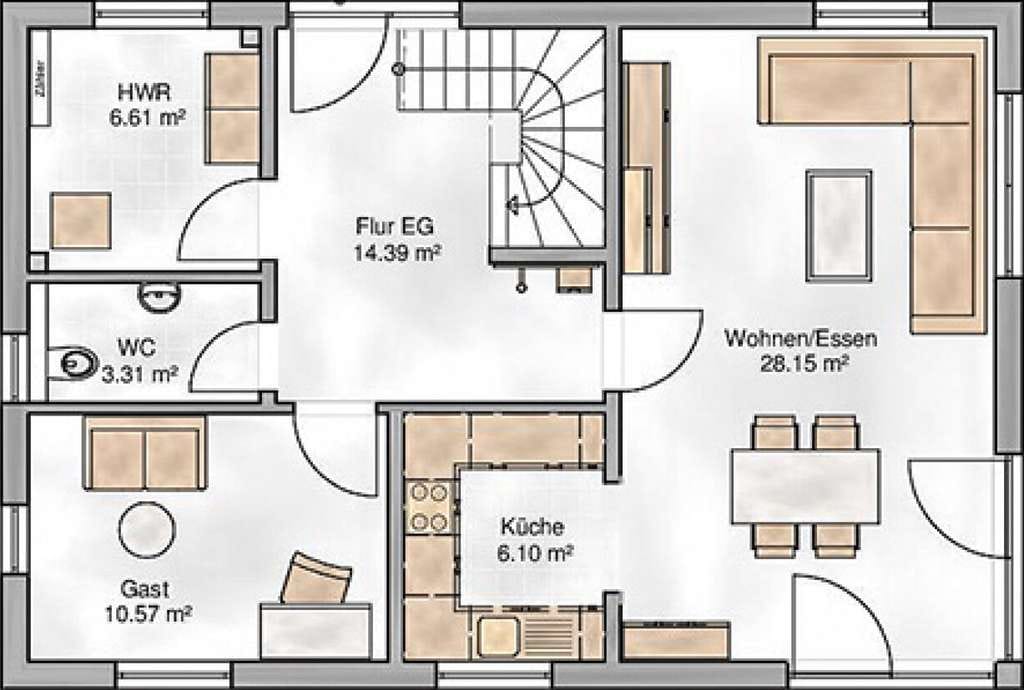 Immobilie in Wallersdorf - Ankommen, Wohlfühlen, Zuhause sein: Haus ‚Meran - Bild 2