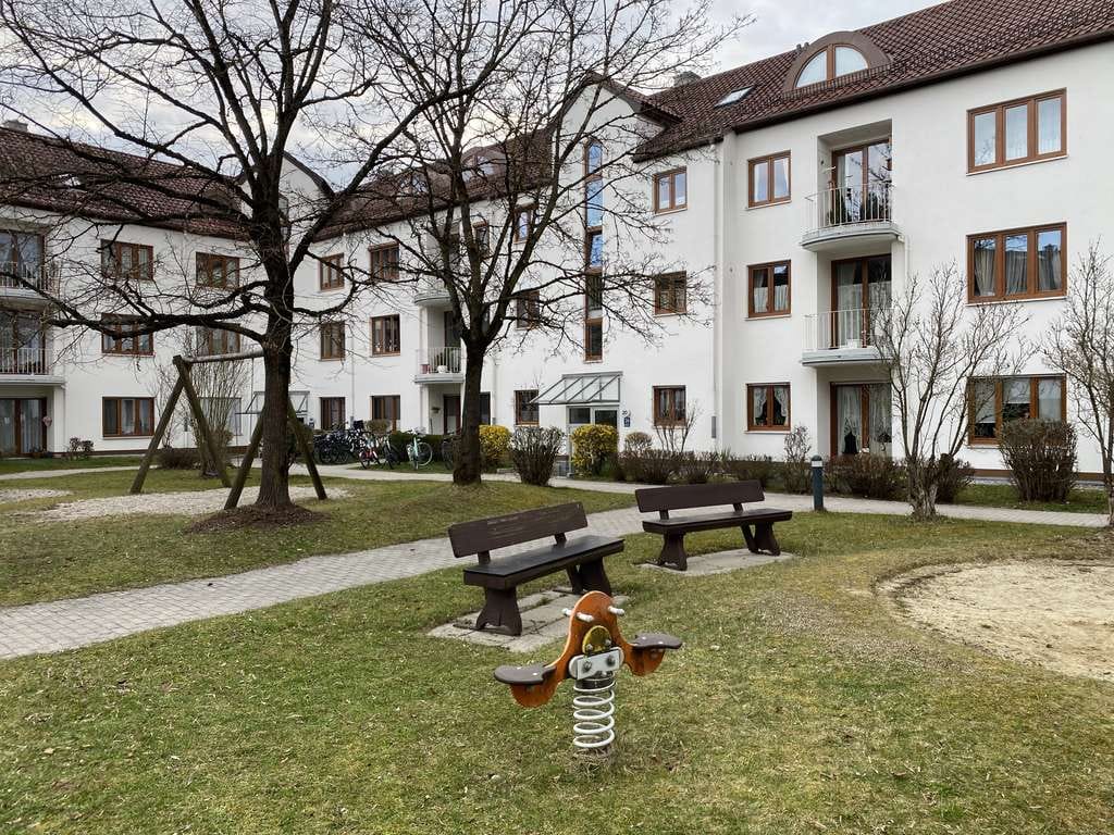 Immobilie in Unterschleißheim - v.Privat zu verkaufen 1 Zimmer Appartement, ab 1.8.26 frei, mit Balk., Keller und neu renovierter TG - Bild 0