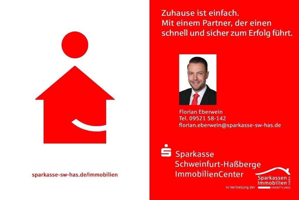 Immobilie in Hofheim in Unterfranken - Ortsrandlage mit Panoramablick - Gepflegtes ZFH (Wfl. 150 m²) mit Gartengrundstück (799 m²) von H - Bild 1