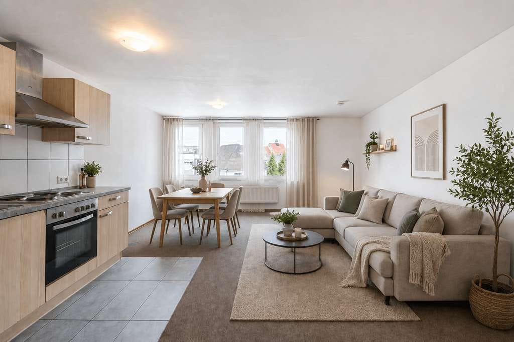 Immobilie in Laupheim - Zentral! Moderne 2,5-Zimmer Eigentumswohnung zum Einziehen und Wohlfühlen - Bild 0