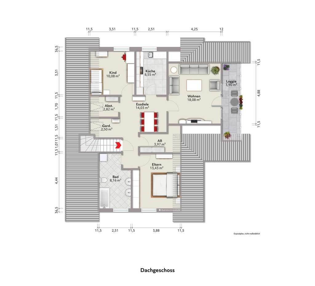 Immobilie in Lohne - Großzügiges, vermietetes Zweifamilienhaus - Bild 4