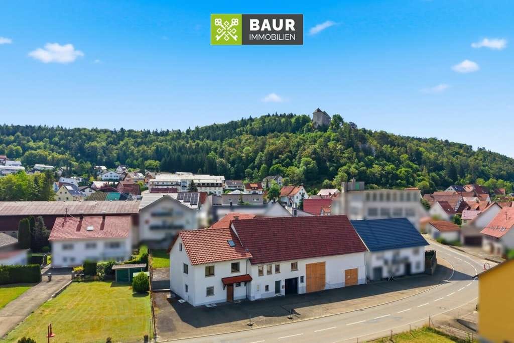 Immobilie in Straßberg - 360° I Ehemaliges Bauernareal mit großem Grundstück und vielseitigem Entwicklungspotential in Straßb - Bild 1