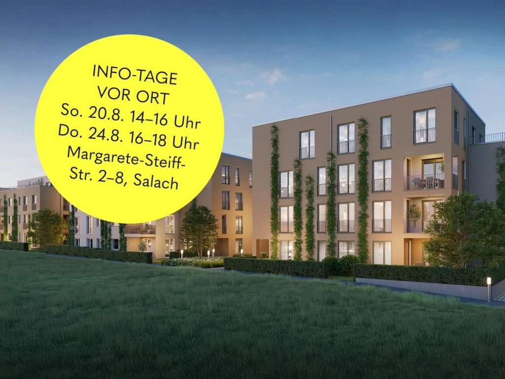 Immobilie in Salach - Für Familien: Attraktive 4-Zimmer-Wohnung mit Terrasse und Garten  - Bild 0