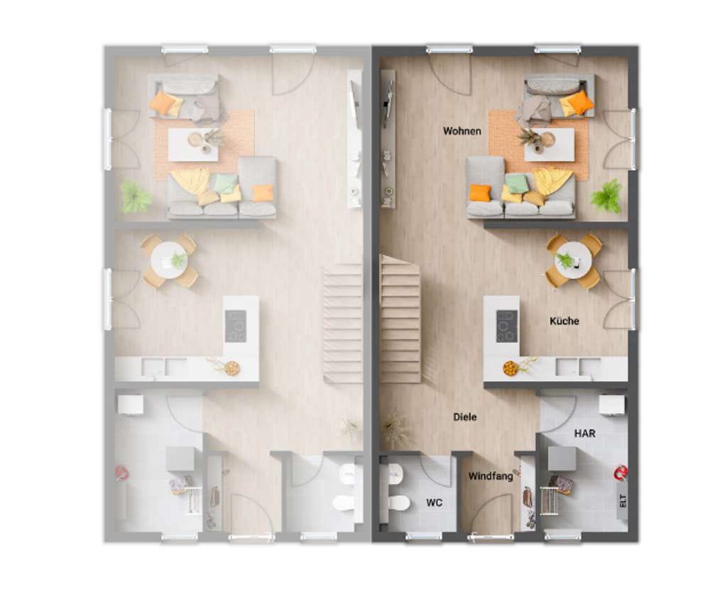 Immobilie in Mammendorf - Neubau-DHH in Mammendorf | Familienglück mit Garten - Bild 1