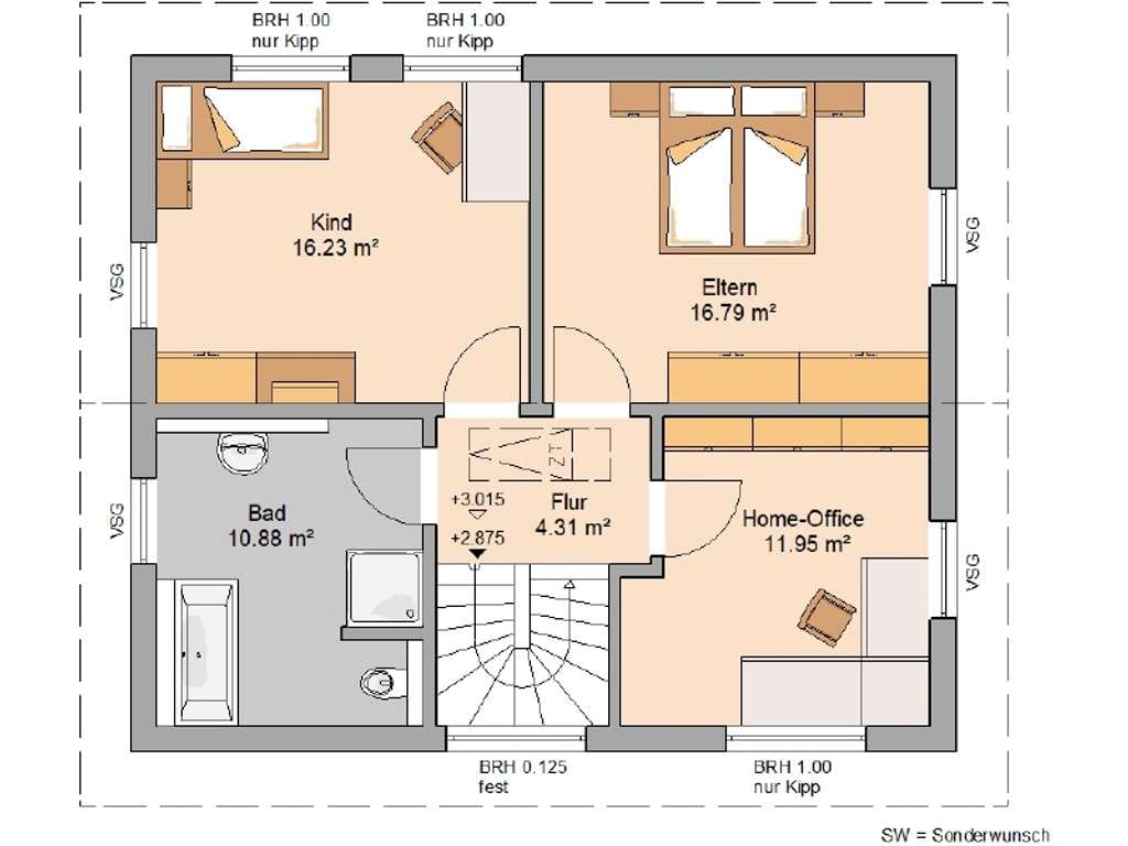 Immobilie in Zschopau - Individuell geplantes & massives Familienhaus mit 121m² Wohnfläche! - Bild 3