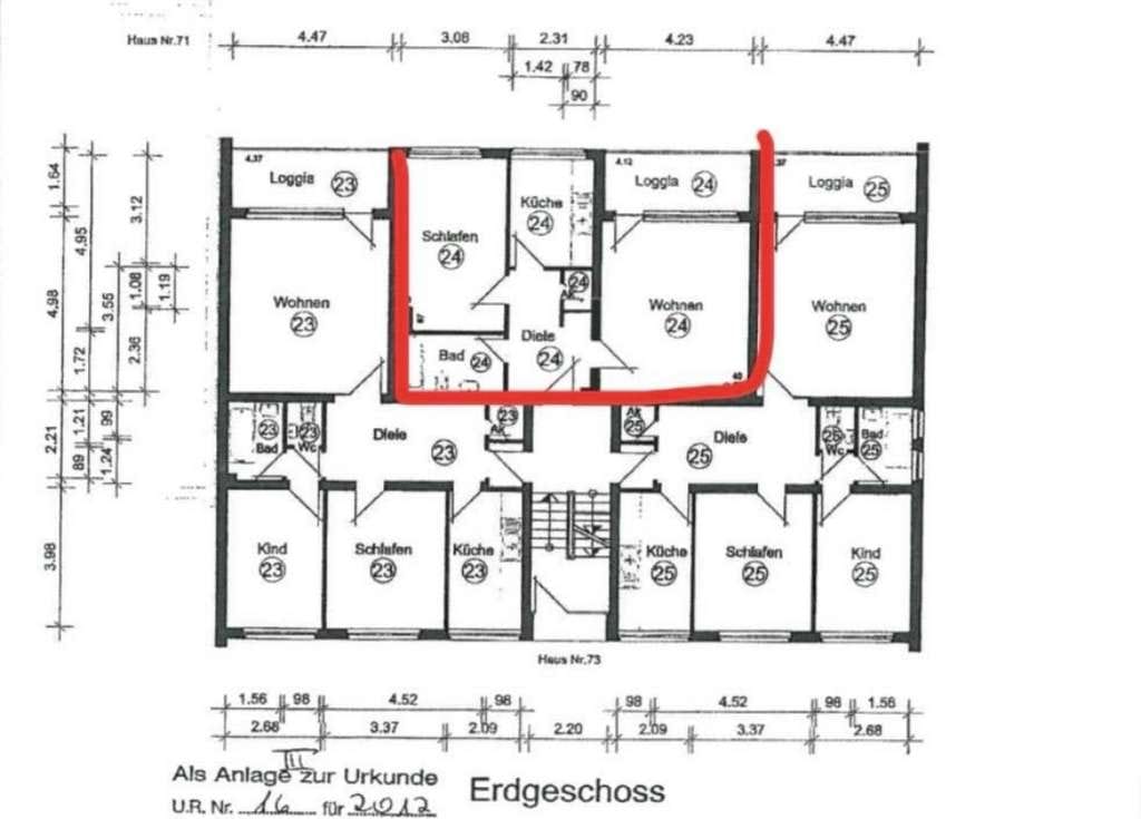 Immobilie in Mettmann - 2 Zimmer Erdgeschosswohnung mit Balkon und optional einer Garage - Bild 4