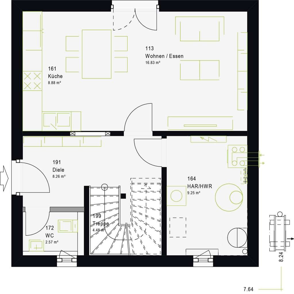 Immobilie in Windeby - Einfamilienhaus mit Wohngefühl bei moderner Eleganz und guter Raumaufteilung. Und der Traum vom eige - Bild 3