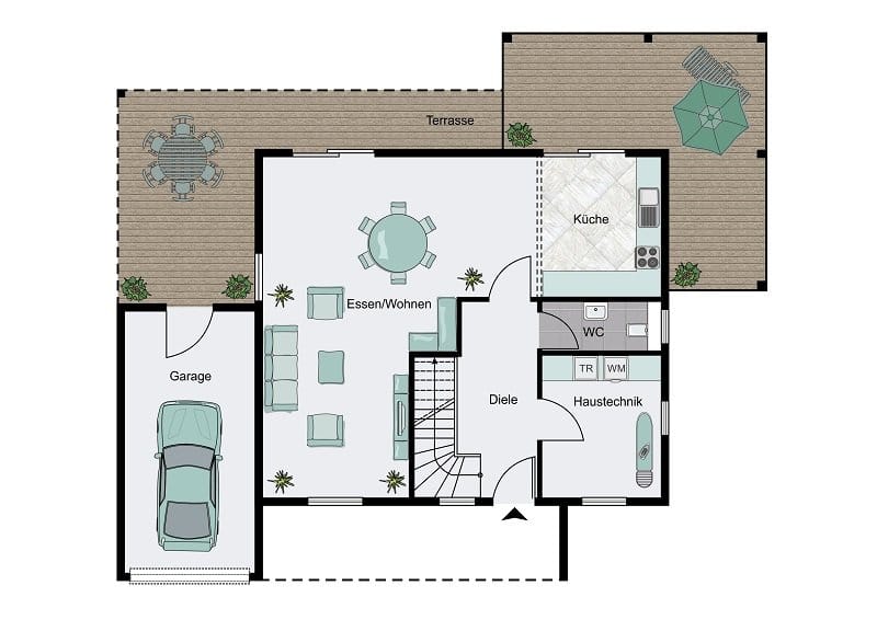 Immobilie in Neuhemsbach - Streif Aktionshaus als Effizienzhaus 40 incl, Grundstück - Bild 4