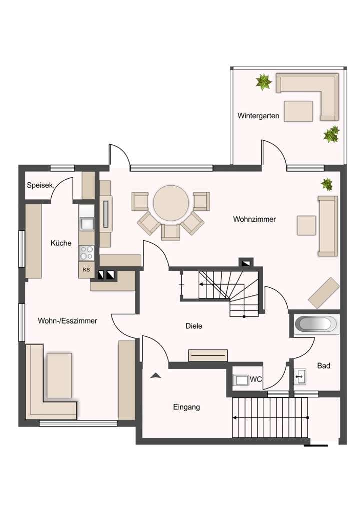 Immobilie in Kall - Freistehendes Einfamilienhaus mit großem Grundstück - Bild 1